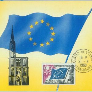83667 - FRANCE  - Postal History -  FDC MAXIMUM CARD  1960 Conseille d' EUROPA