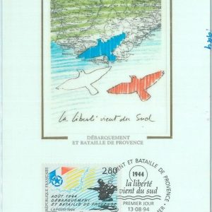 83694 - FRANCE - Postal History - MAXIMUM CARD 1994  resistance WAR