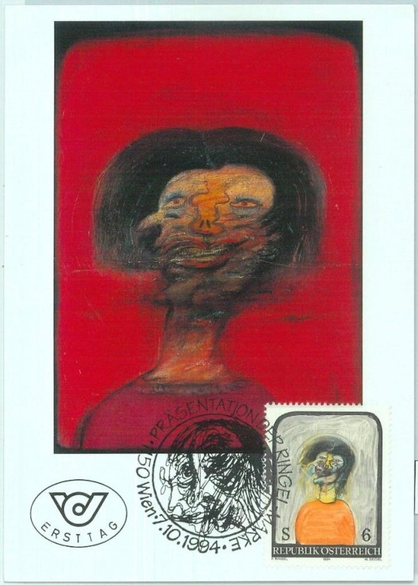 86508 - AUSTRIA - Postal History - MAXIMUM CARD - ART  F. Ringel  1994