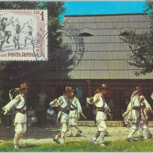 83703 - ROMANIA - Postal History - MAXIMUM CARD 1966  Music dance