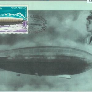 83704 - ROMANIA - Postal History - MAXIMUM CARD 1978 Aviation ZEPPELI Nobile