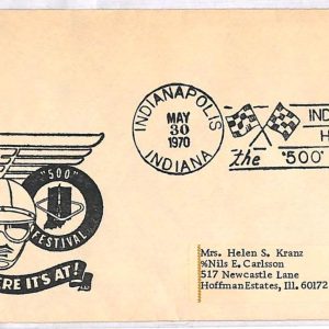 ai3231 - USA - POSTAL HISTORY - COVER  - Cars INDY 500 Indianapolis - 1970