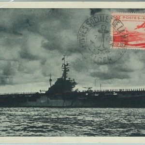 68648 -  ALGERIA - Postal History -  MAXIMUM CARD 1949 - SHIP Navy