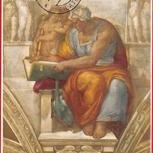 aa3389 - ITALY - POSTAL HISTORY - MAXIMUM CARD  - 1961  Art MICHELANGELO
