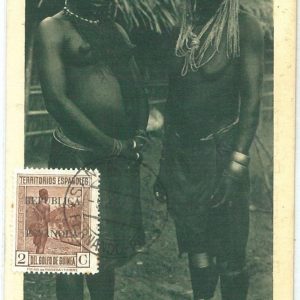 68935 - SPANISH GUINEA -  MAXIMUM CARD   -  ETHNIC