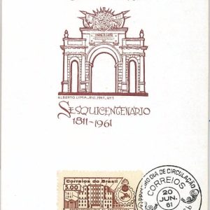 66420 -  BRAZIL  - POSTAL HISTORY - MAXIMUM CARD 1961: WAR ARSENAL