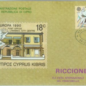 83723 - CYPRUS - Postal History -   MAXIMUM CARD  1990   EUROPA Birds