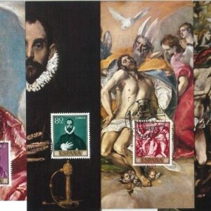 68892 - SPAIN - Set of 10 MAXIMUM CARDS 1961 - ART  El Greco