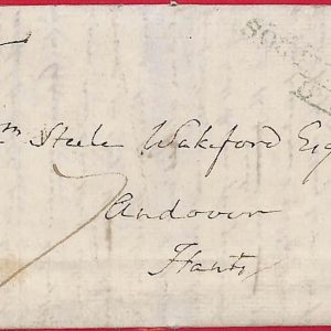 ai5755 - GB - Postal History -PREPHILATELIC COVER from  Southampton 1817