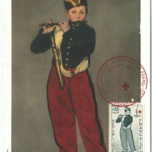 72733 -  FRANCE - Postal History -  MAXIMUM CARD -  RED CROSS  Music  1963