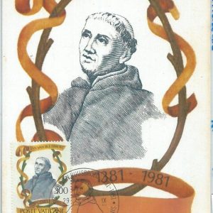 72700  VATICANO - Postal History - MAXIMUM CARD - RELIGION  1981