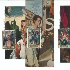 68898 - SPAIN - Set of 10 MAXIMUM CARDS 1970  - ART  Morales