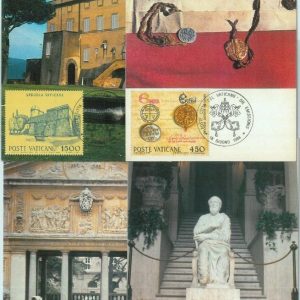 89864 - VATICANO - Postal History - Set of 4 MAXIMUM CARDS 1984 Architecture