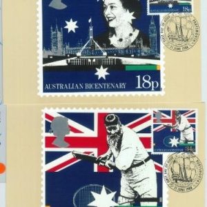 81364 - GREAT BRITAIN - Postal History: 4 MAXIMUM CARDS - CRICKET Shakespeare