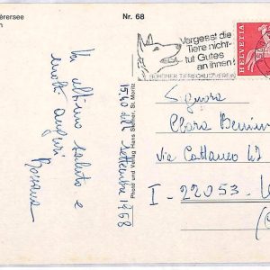 ai3273 - Switzerland -  POSTAL HISTORY - Postcard - Dogs - 1968