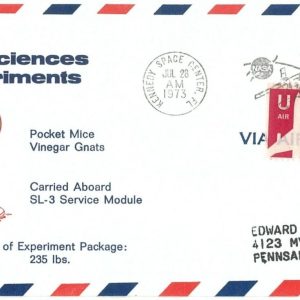 73887 - USA - Postal History - SPECIAL Cover 1973 - SPACE Astro LIFE EXPERIMENTS