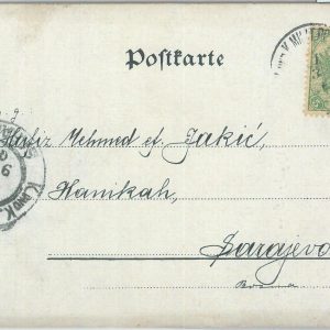 79515 - BOSNIA - POSTAL HISTORY - Military Postmark on POSTCARD