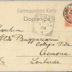 79519 - BOSNIA - POSTAL HISTORY - Military Postmark on POSTCARD 1903 - TRAVNIK