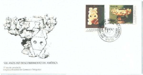 72907 -  BRAZIL - Postal History - FDC Cover  ARCHEOLOGY   - 1989