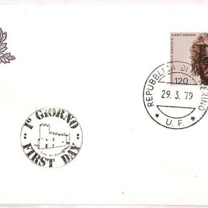 ai3810 - San Marino - POSTAL HISTORY - FDC - SCIENCE, Albert Enstein - 1979