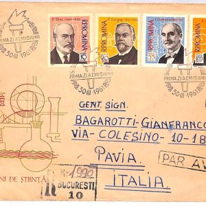 ai3811 - Romania - POSTAL HISTORY - FDC Cover - Chemistry - 1961