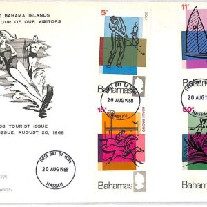 ai3840 - Bahamas - POSTAL HISTORY -  FDC - GOLF Water Skiing SAILING - 1968