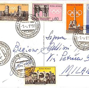 ai3851 - Italy - POSTAL HISTORY - Postcard - Shooting OLYMPIC GAMES  - 1959