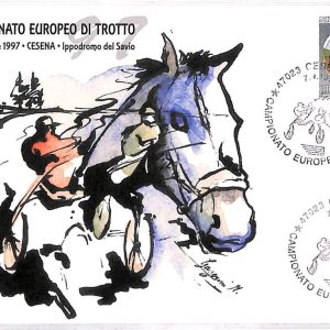 ai3866 - Italy - POSTAL HISTORY - Event Postcard - Horse Racing - CESENA  1997