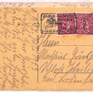 ai3870 - Germany - POSTAL HISTORY - Postcard - Horse Racing - 1923
