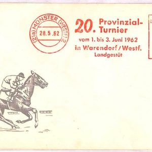 ai3871 - Germany - POSTAL HISTORY - Cover - Horse Racing - 1962