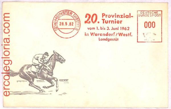 ai3871 - Germany - POSTAL HISTORY - Cover - Horse Racing - 1962