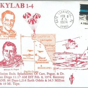73878 - USA - Postal History - SPECIAL Cover 1973 - SPACE Astro SKYLAB  1-4