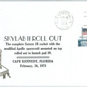 73857 - USA - Postal History - SPECIAL Cover  1973 - SPACE Astro SKYLAB