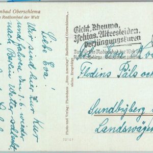 86646 - GERMANY - Postal History - SPECIAL postmark  1937 RADIUM  Atomic  ENERGY