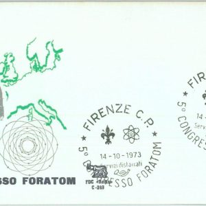 86644 - ITALY - Postal History -  Special postmark 1973   NUCLEAR atomic ENERGY