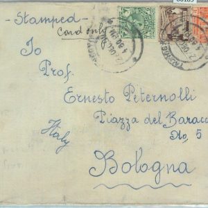 86189 - BURMA - Postal History - Printed Matter  COVER to ITALY -   1953