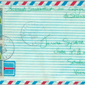 94570 - LAOS -  Postal History - Airmail COVER  1958  - FRUIT
