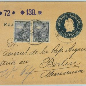 93779 - ARGENTINA - POSTAL HISTORY - Stationery NEWSPAPER WRAPPER to GERMANY