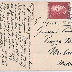 ai3397 - SWITZERLAND  - POSTAL HISTORY - Postcard PRO JUVENTUTE Butterflies 1952