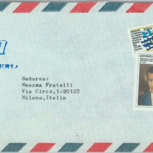 84288 -  HONDURAS  -  POSTAL HISTORY -  Airmail COVER to ITALY 1987 - FLAGS
