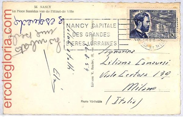 ai3480 - France -  POSTAL HISTORY - Postcard - Gastonomy, Beer - 1955