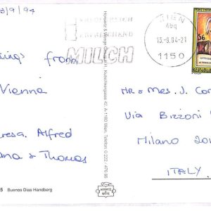ai3482 - Austria -   POSTAL HISTORY - Postcard - Gastonomy, MILK -  1994