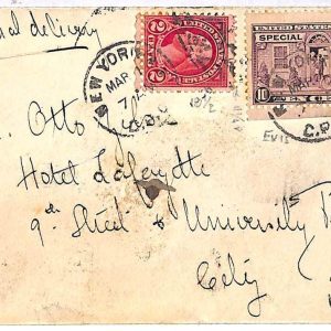 ai3570 - USA - POSTAL HISTORY - Hotel Cover -  Motorcycle SPECIAL DELIVERY 1930