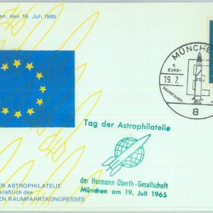 83022 - GERMANY - Postal History - Special postmark: SPACE Rocket Launch 1965