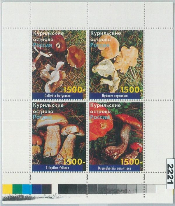 M2221 - RUSSIAN STATE, MINIATURE SHEET: Mushrooms