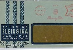 61143 - BOHEMIA MORAVIA - POSTAL HISTORY - POSTMARK on COVER 1940 - TEXTILES