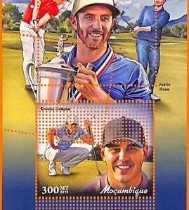 A6668 - SAO TOME & PRINCIPE, Error, 2019, MISSPERF SOUVENIR SHEET: Golf, Koepka