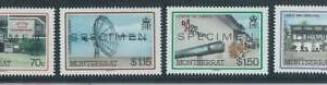 78444 -  MONTSERRAT - STAMPS - Communications RADIO 4 values MNH -  SPECIMEN