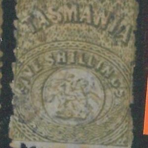 78505b -  AUSTRALIA : Tasmania - STAMP  -  Postal FISCAL STAMP  # F15 used!