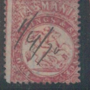78503 -  AUSTRALIA : Tasmania - STAMP  -  Postal FISCAL STAMP  # F13 used!